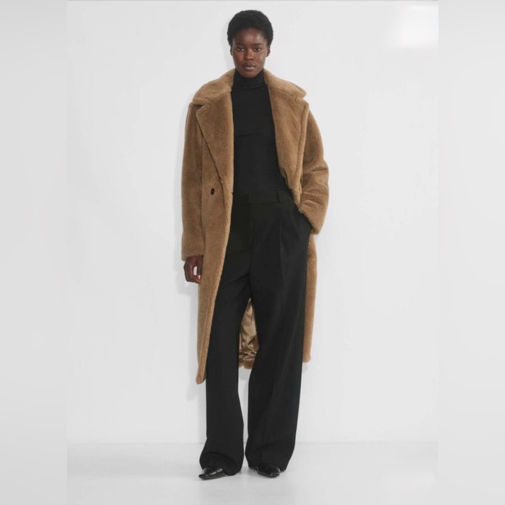 Babaton Wool Teddy Coat